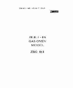 Zanussi Oven ZBG 861-page_pdf